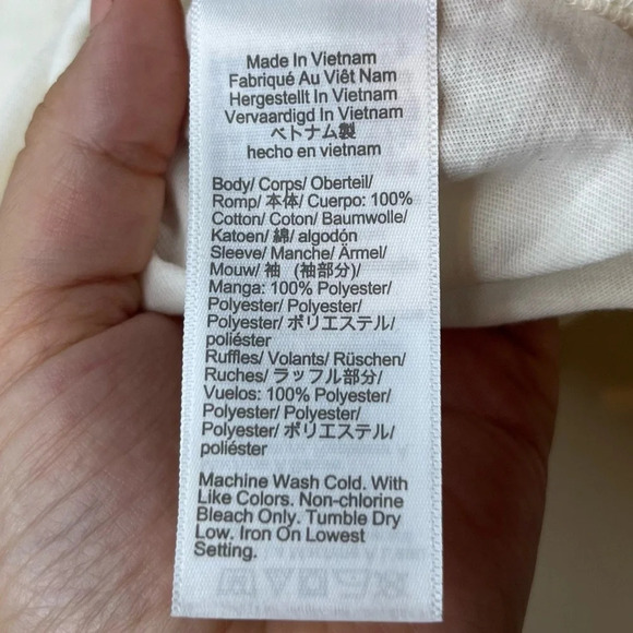 J CREW Factory Set of 2 NWOT Ruffle Shoulder Longsleeve Blouses - Picture 12 of 14